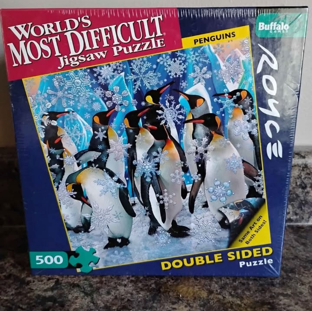 Buffalo Games Double Sided Penguin Puzzle